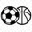 足球篮球网站底部Logo标志