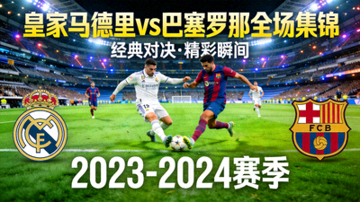 皇家马德里对阵巴塞罗那全场集锦封面图
